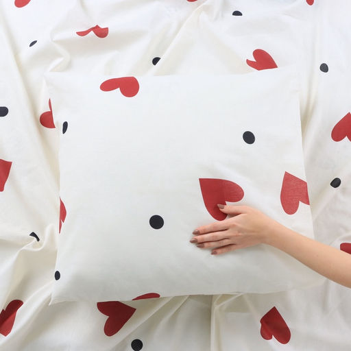 Постельное бельё Этель 2 сп First love 175*215 см, 200*220 см, 70*70 см -2 шт, бязь 125 г/м2, хл 100%  фото 5