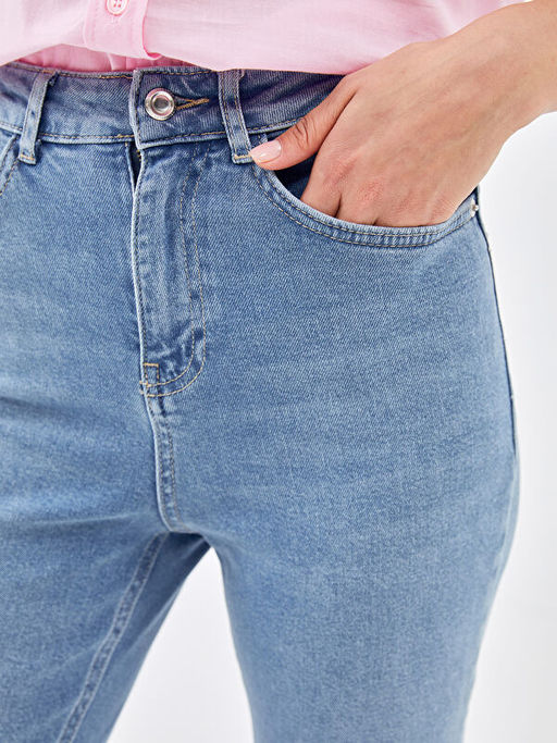 Slim Fit Kad?n Jean Pantolon