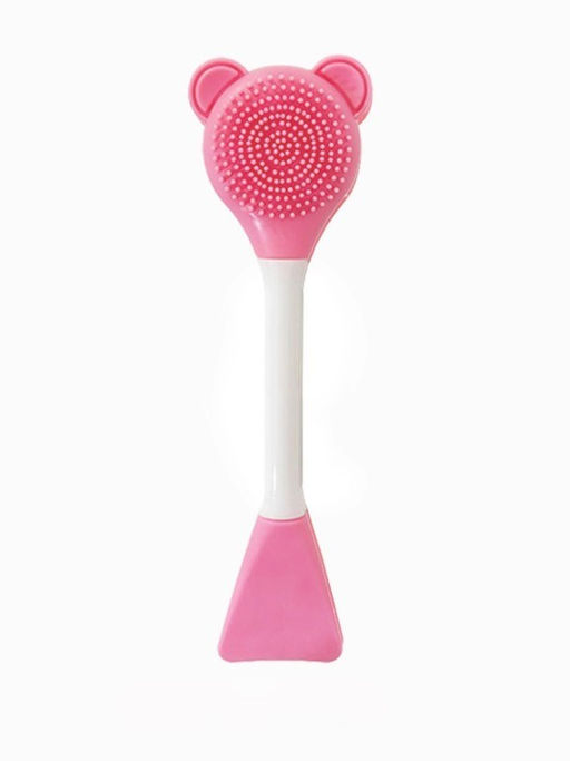 Двусторонняя кисть-щётка для лица "Polar Clean", pink