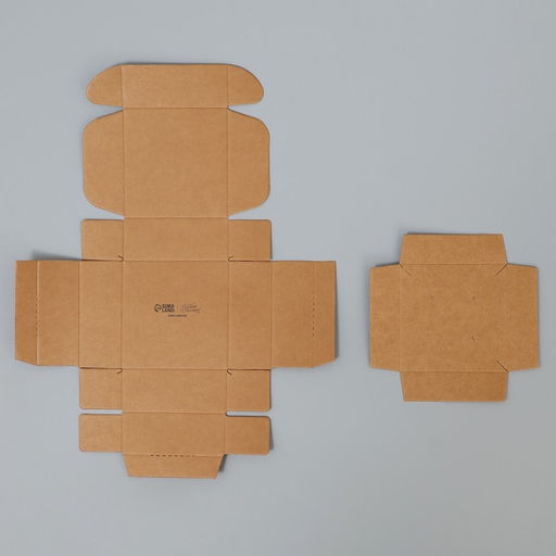 Цена за 5 шт. Коробка под бижутерию, упаковка, «Крафт», 7.5×7.5×3 см