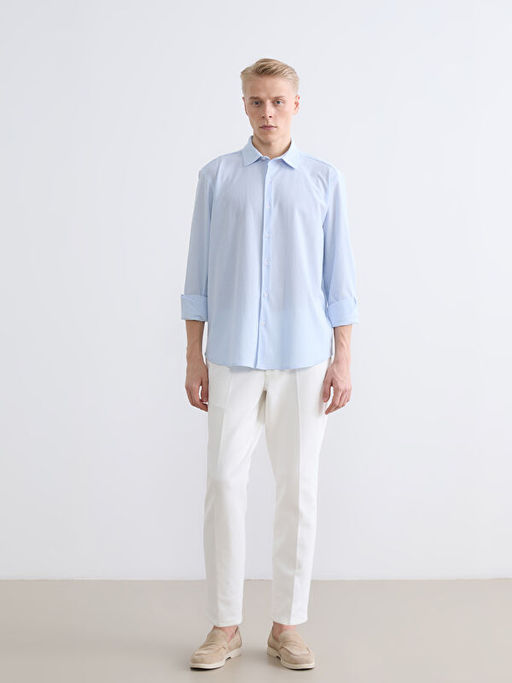 Рубашка мужская Regular Fit полосатая