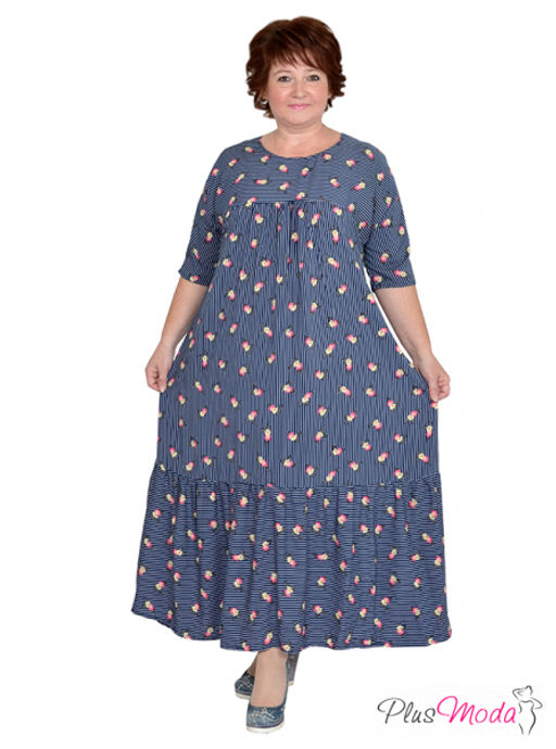 Платье Модель №650 размеры 44-84 - Plusmoda фото 6