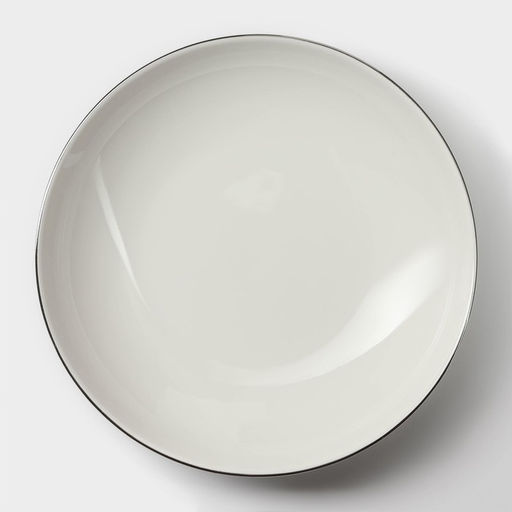 Тарелка глубокая Magistro La Perle, 1 л, d=22.5 см, фарфор, белая  фото 3