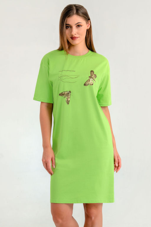 Арт. 4044 Туника женская 44-54 (6 шт) Цвет:салатовый - Калинка фото 8