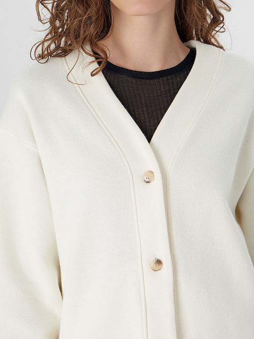 Кардиган женский молочный