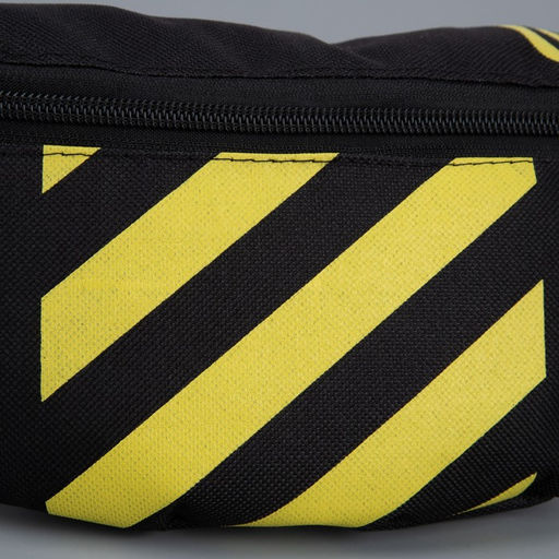 Сумка поясная, отдел на молнии, чёрная