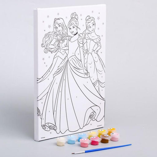 Картина по номерам, 20 х 30 см Милые принцессы, Принцессы - Disney фото 2