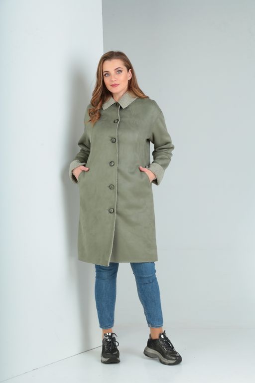 Куртка Diamant 1914-Р беж-какао фото 51