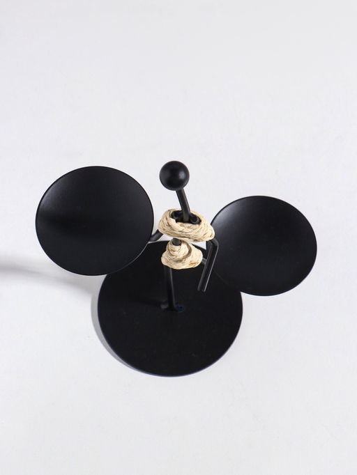 Подсвечник на 2 свечи «Абориген жонглёр», металл, d=6 см, 16×8×16 см