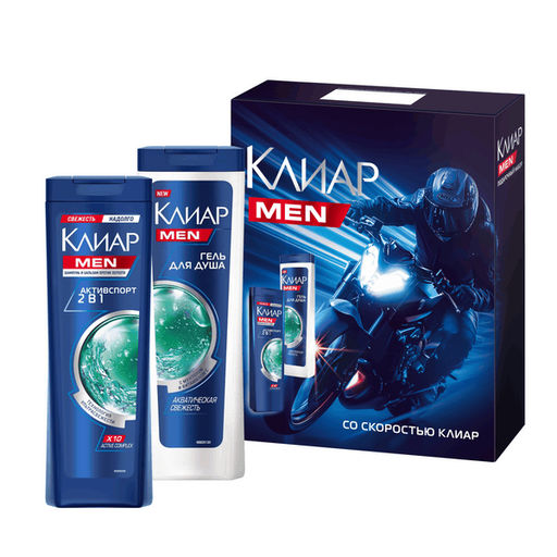 КЛИАР набор MEN SPORT COLLECTION 2025 (шампунь 200мл+гель д/д 200мл)