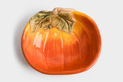 Пиала, 14х5 см, керамика, оранжево-зеленая, Тыква, Bright pumpkin - Anna lafarg фото 5