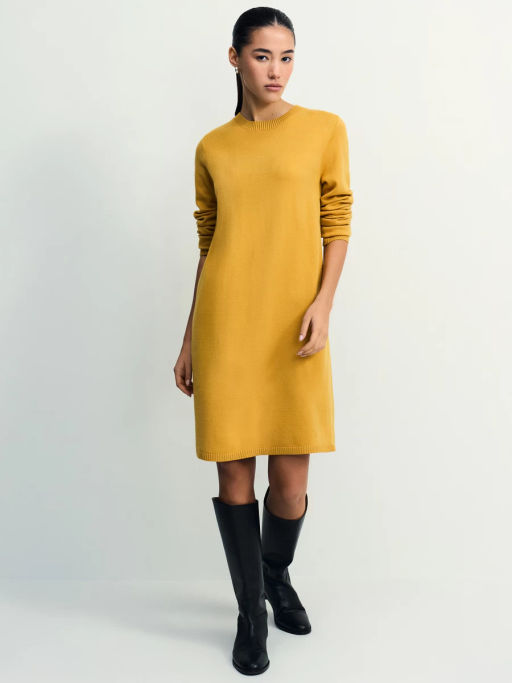 Вязаное платье мини / Zarina