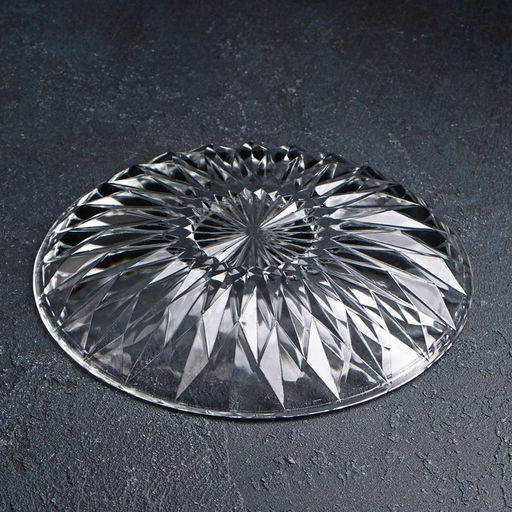 Тарелка стеклянная десертная Доляна Лацио, d=20 см  фото 3