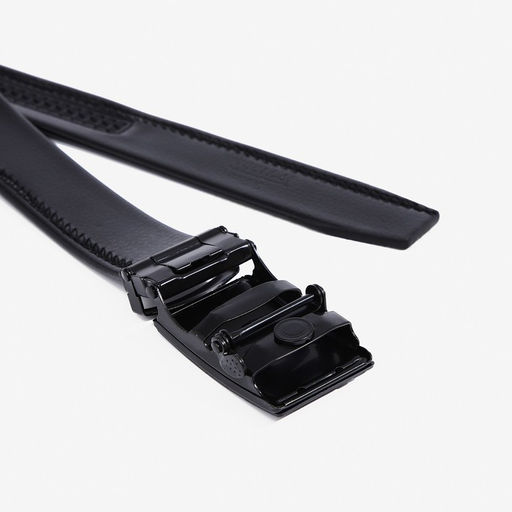 Ремень мужской, ширина 3.5 см, пряжка автомат, цвет чёрный - Simaland фото 3