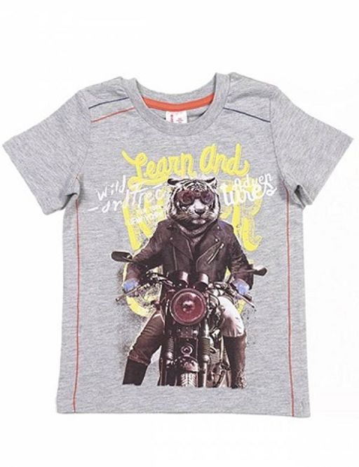 CRB wear/CAK 61183 Футболка, серый меланж/Ex.Cherubino