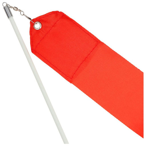 Лента гимнастическая с палочкой Grace Dance, 4 м, цвет красный  фото 3