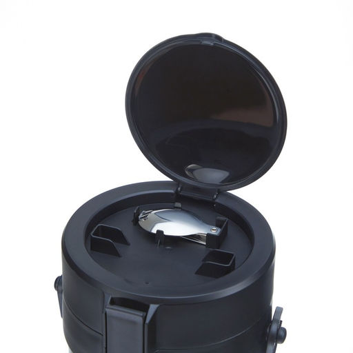 Термос для еды, 2.3 л, сохраняет тепло до 12 ч, нержавеющая сталь, пластик, чёрный - Simaland фото 5