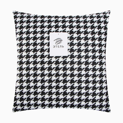 Наволочка декоративная Этель Trend 43х43 см , цвет черный, 100 % полиэстер  фото 4