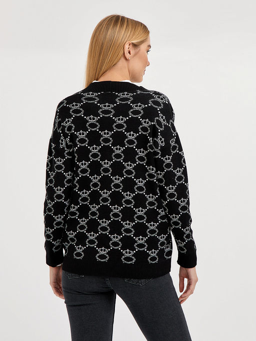 кардиган женский черный на пуговицах - Glenfield фото 7