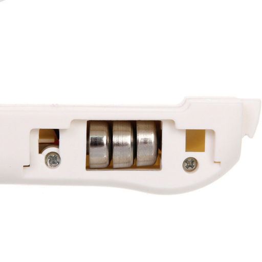 Когтерез инновационный для животных с LED подсветкой, пилкой и отсеком для ногтей "ПРЕМИУМ", прорезиненная ручка, цвет белый, 22*3*15см (фабр коробка)