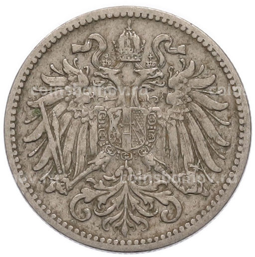 Монета 10 геллеров 1895 года Австрия