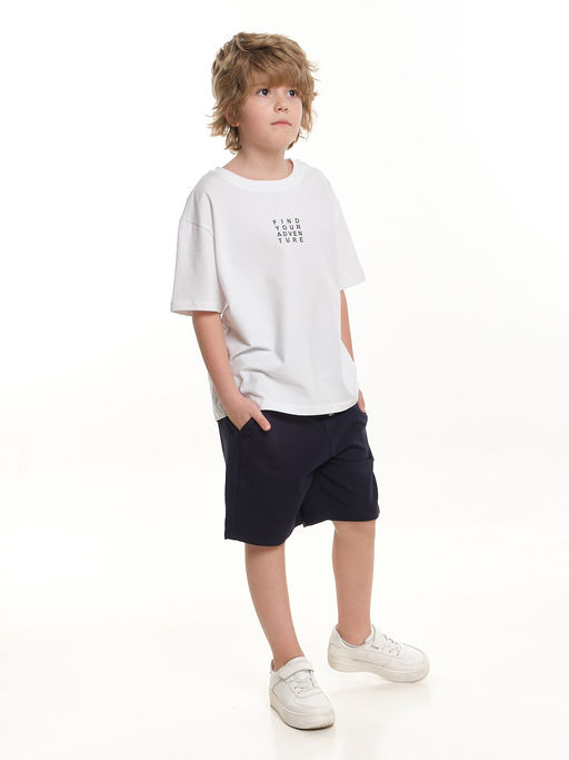 Шорты свободного кроя для мальчиков подростков 22-7638 черный - Mini maxi фото 18