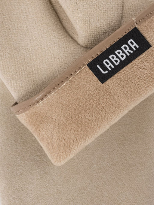 Перчатки жен флис LB-CP-139 l.beige