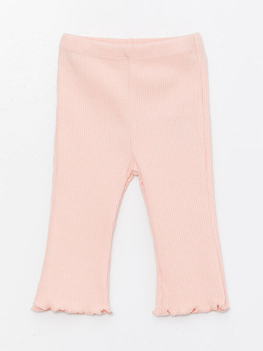 Beli Lastikli Basic K?z Bebek Tayt Pantolon