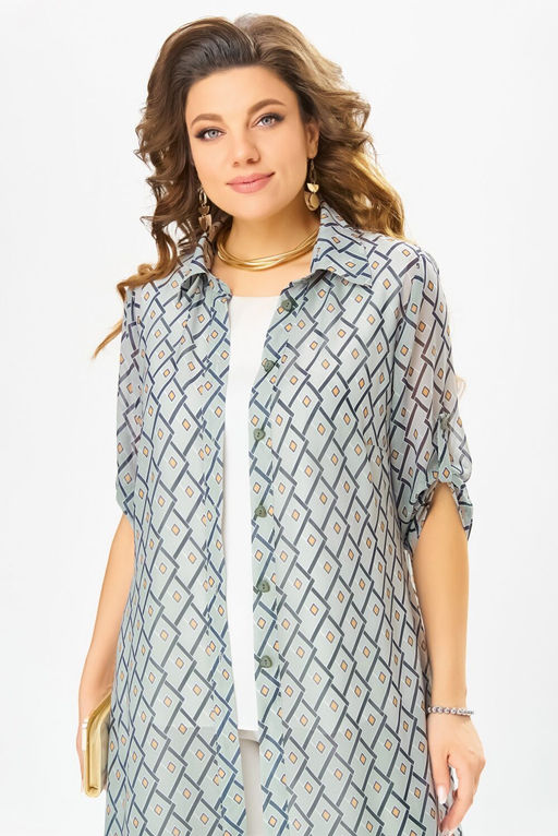 Кардиган FITA 20258 пыльно-землянистый