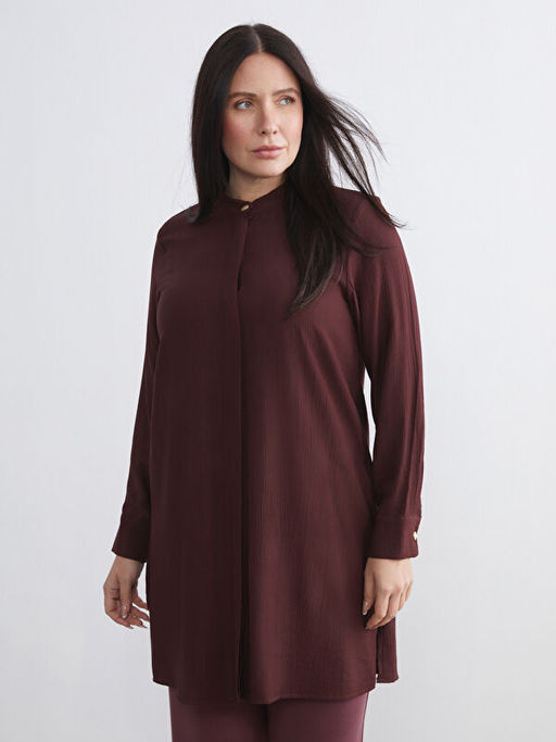 Hakim Yaka Dokulu Kad?n G?mlek Tunik