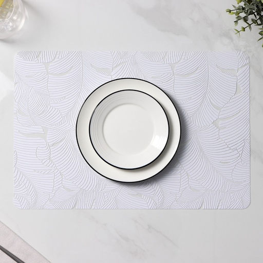 Набор салфеток сервировочных Мираж, 4 шт, 3045 см, цвет белый - Simaland фото 3