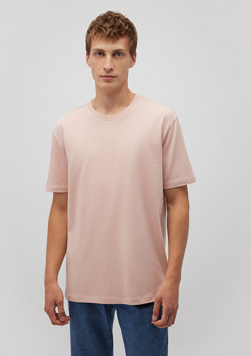 Pembe Basic Tisort - Mavi фото 3