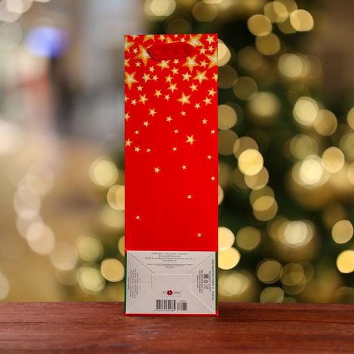 Пакет подарочный Блёстки, люкс 12 х 36 х 8,5см - Simaland фото 2