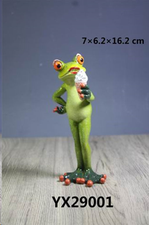 Фигурка Лягушка с мороженым 16 см / YX29001 /уп 36/ - Галеонтрейд фото 2