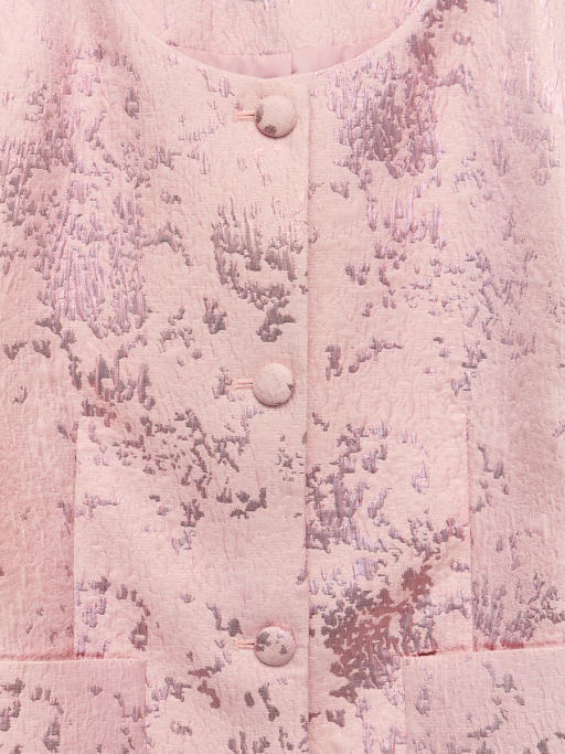 Укороченный жакет из жаккарда ZR2604032501-96 / Zarina