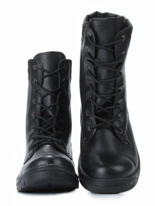 05-9008 BLACK Ботинки зимние мужские (искусственная кожа, искусственный мех) - No name фото 13