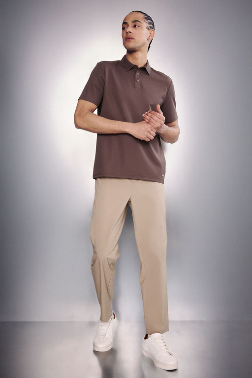 Standart Fit Polo Yaka Sporcu K_sa Kollu Ti__rt - Defacto фото 2