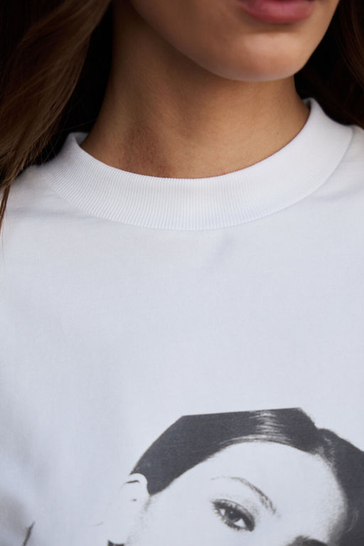 Лонгслив оверсайз с принтом