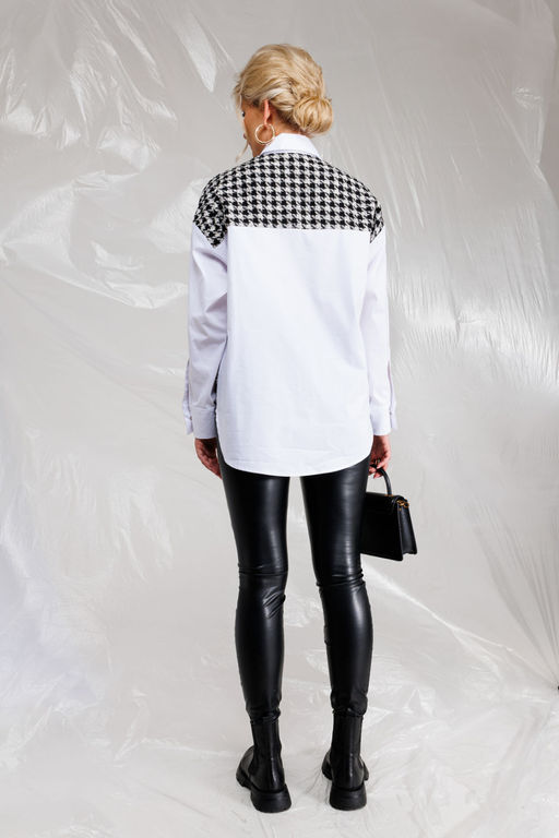 Рубашка KOKOdea 4.29 принт шанель  фото 7