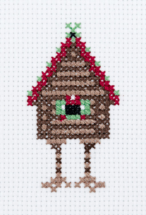 Klart набор для вышивания 12-061 Избушка 7.5 х 11 см