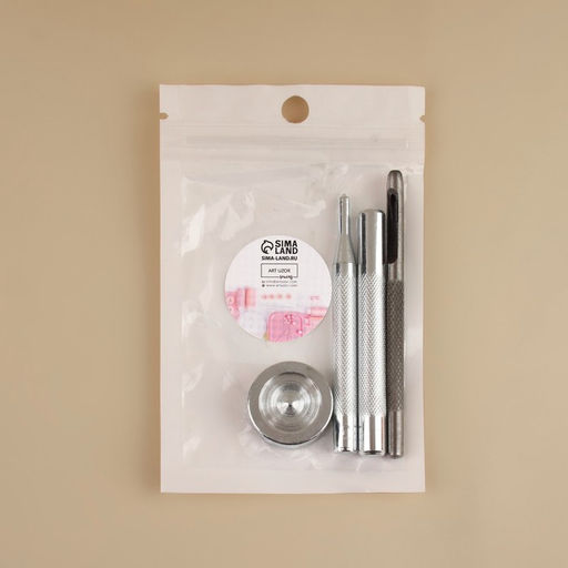 Набор инструментов для ручной установки S-образных кнопок №633, d = 12 мм - Арт узор фото 4