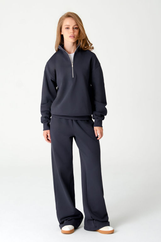 Арт. 2-542/2 Костюм женский с брюками 44-50 (4 шт) Цвет:Антрацит - Калинка фото 8