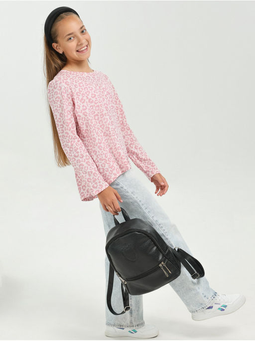 Лонгслив Леопард Детский Коричн - София фото 10