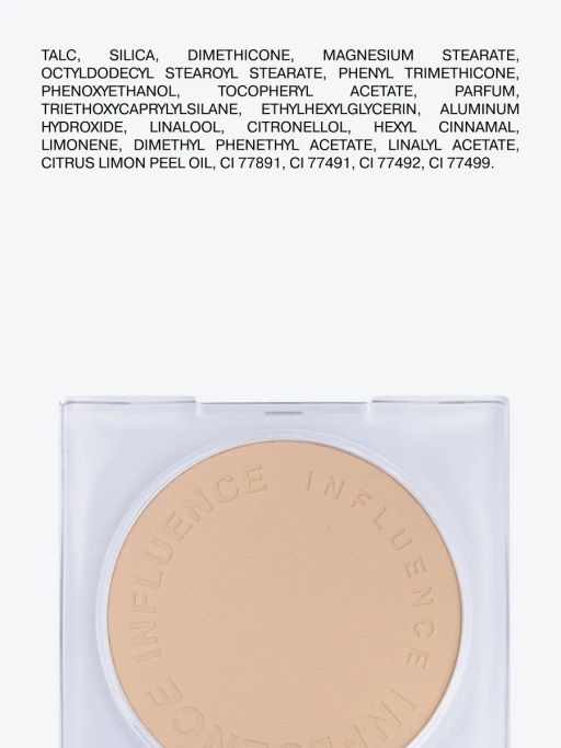 Influence Beauty Пудра компактная Mattronic тон 03 бежевый  фото 10