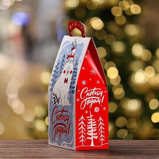 Цена за 5 шт. Подарочная коробка Сладкая парочка, 15 х 8,6 х 27 см - Simaland фото 2