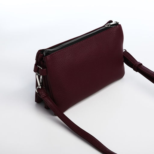 Сумка-клатч на молнии, цвет коричневый - Simaland фото 2