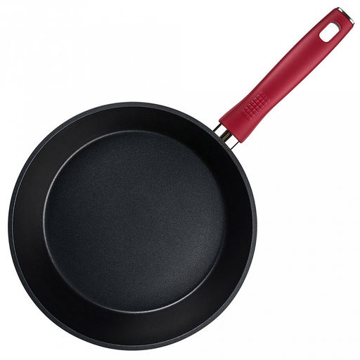 Сковорода с антипригарным покрытием д28см Грейси, h7,5см, s2,8мм, дно д18,8см, s4,9мм, глубокая, кованный алюминий, бакелитовая ручка c покрытием soft touch, TalleR (Китай) Подходит для всех видов плит, включая индукционную. - Домашняя мода фото 3