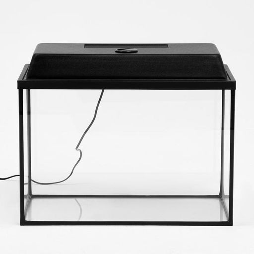 Аквариум Прямоугольный с крышкой, 50 литров, 51 х 27 х 35 см, чёрный - Пижон фото 2