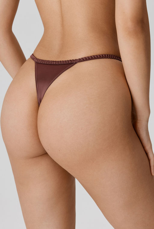 Infinity / Трусы стринг жен Davinia коричневый - Infinity Lingerie фото 4