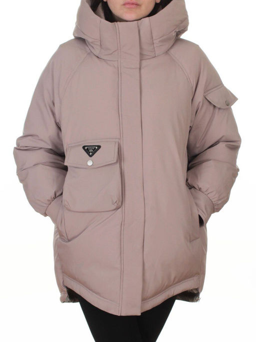 9912 PINK POWDER Куртка зимняя женская (150 гр. холлофайбер)